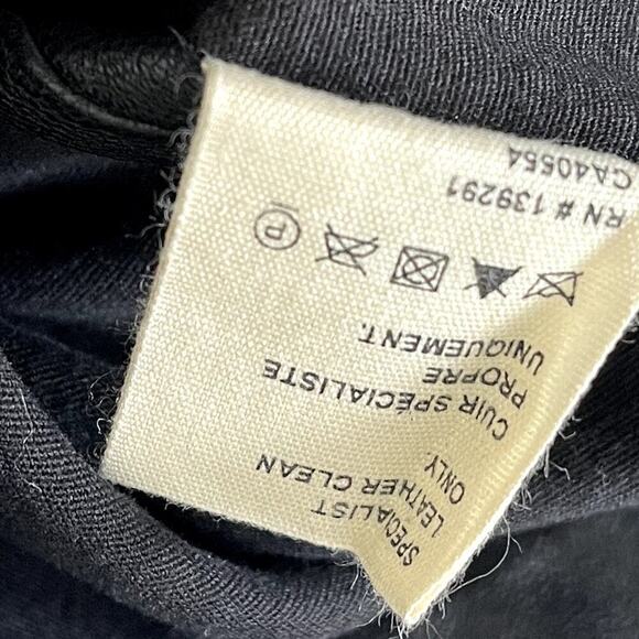 Baldwin Kansas City Hailey Genuine Leather Black Leggings Size S - Picture 9 of 10